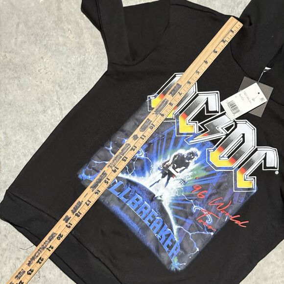 Grayson Threads Kids Sweater Medium AC/DC Hoodie Ballbreaker Tour Black - Picture 4 of 10